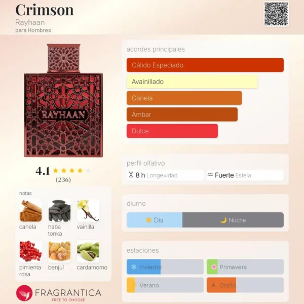 Rayhaan Crimson notas